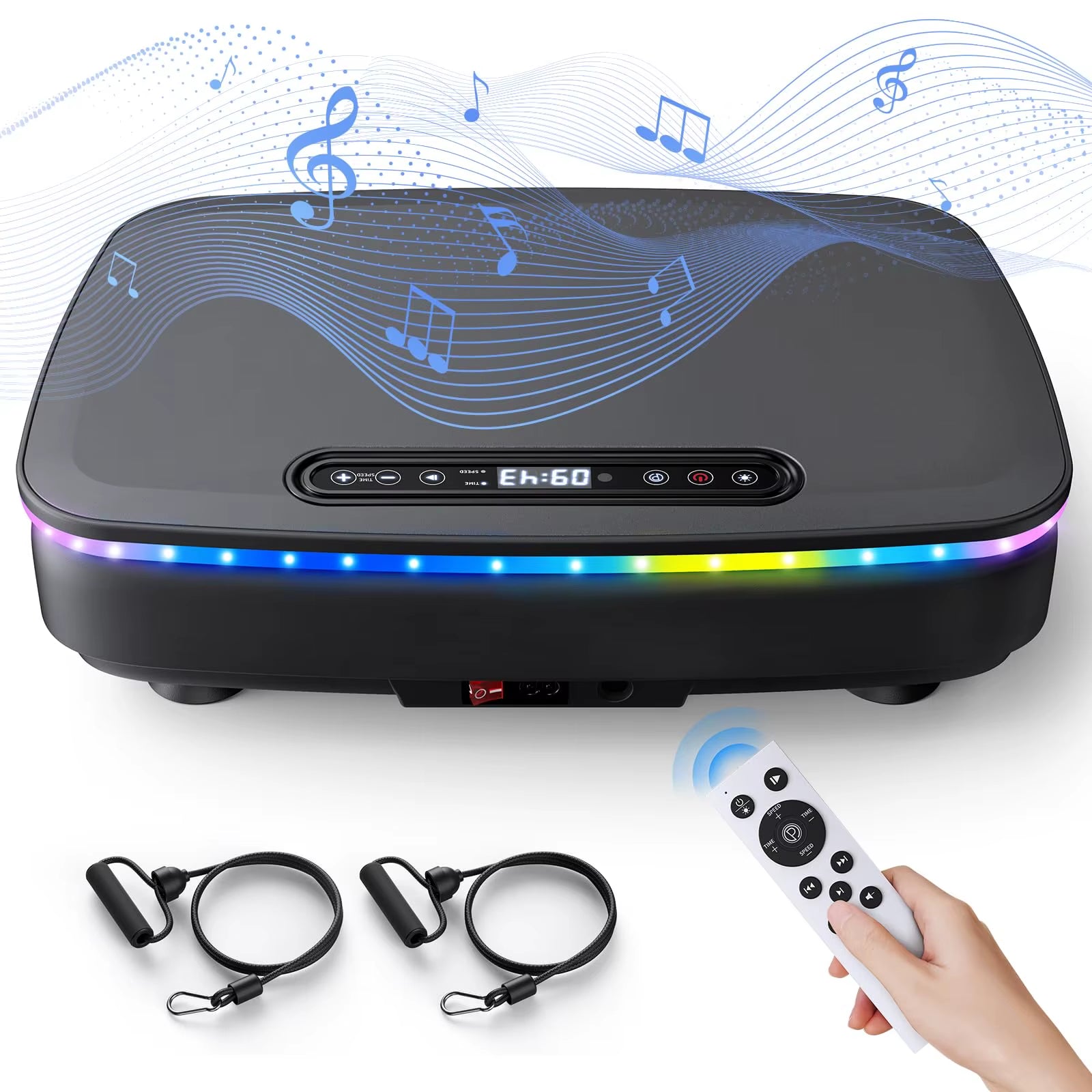 Vibration Plate Exercise Machine for Lymphatic Drainage, Pain Relief, Improved Sleep, Fat Burning, and Weight Loss
